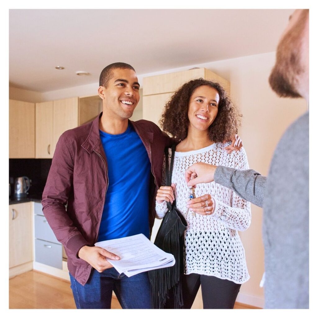 Tenants receiving their keys