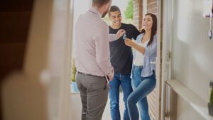 Tenants receiving their keys